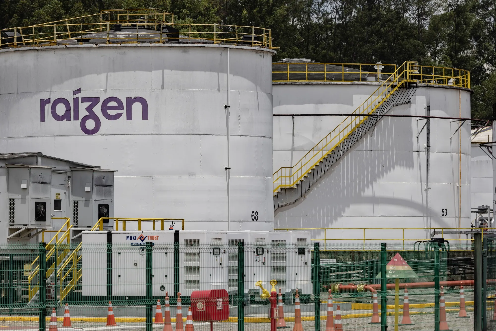 The Raizen distribution center in Sao Paulo.
