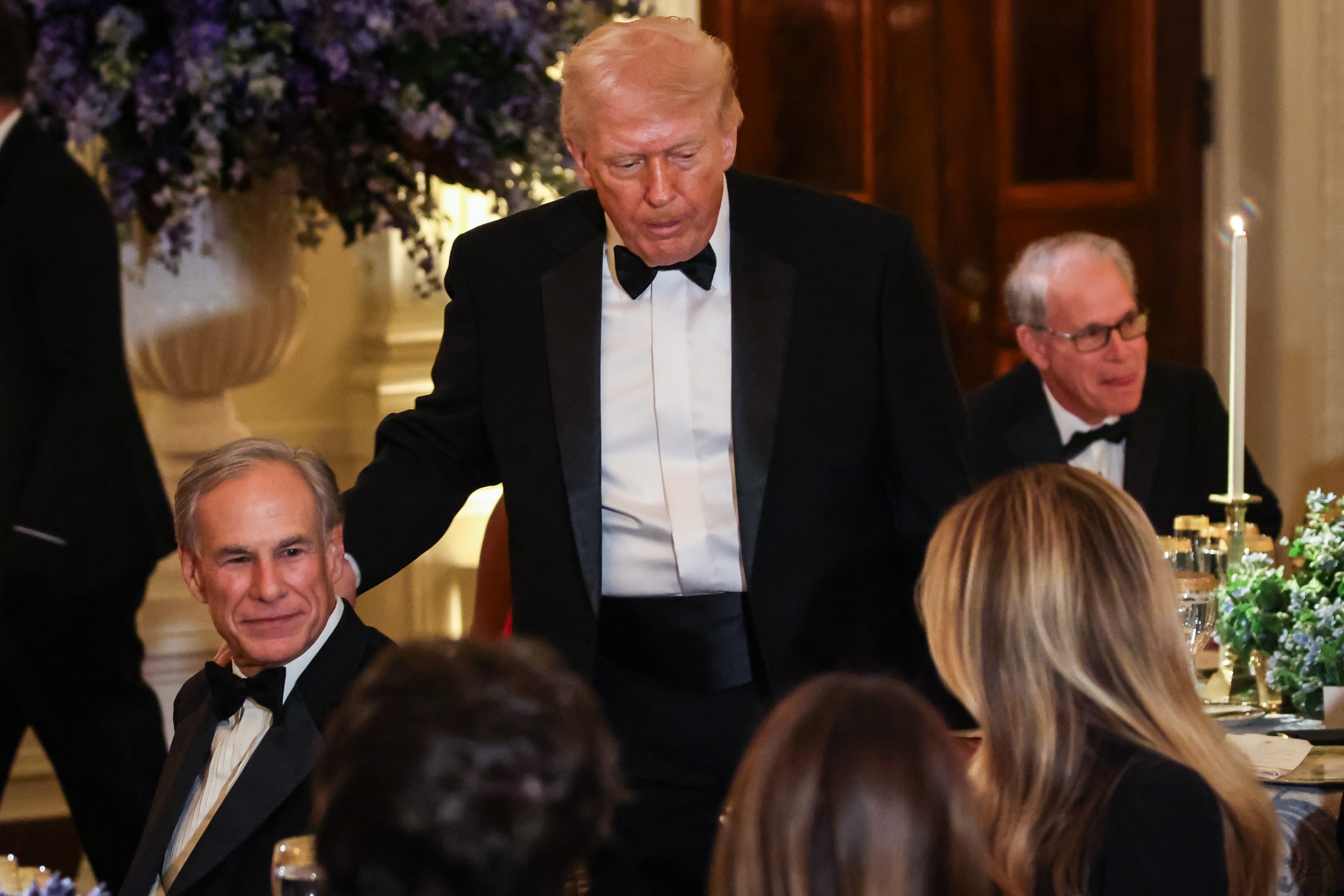 Trump hosting governors at the White House in February. Photographer: Samuel Corum/Sipa/Bloomberg