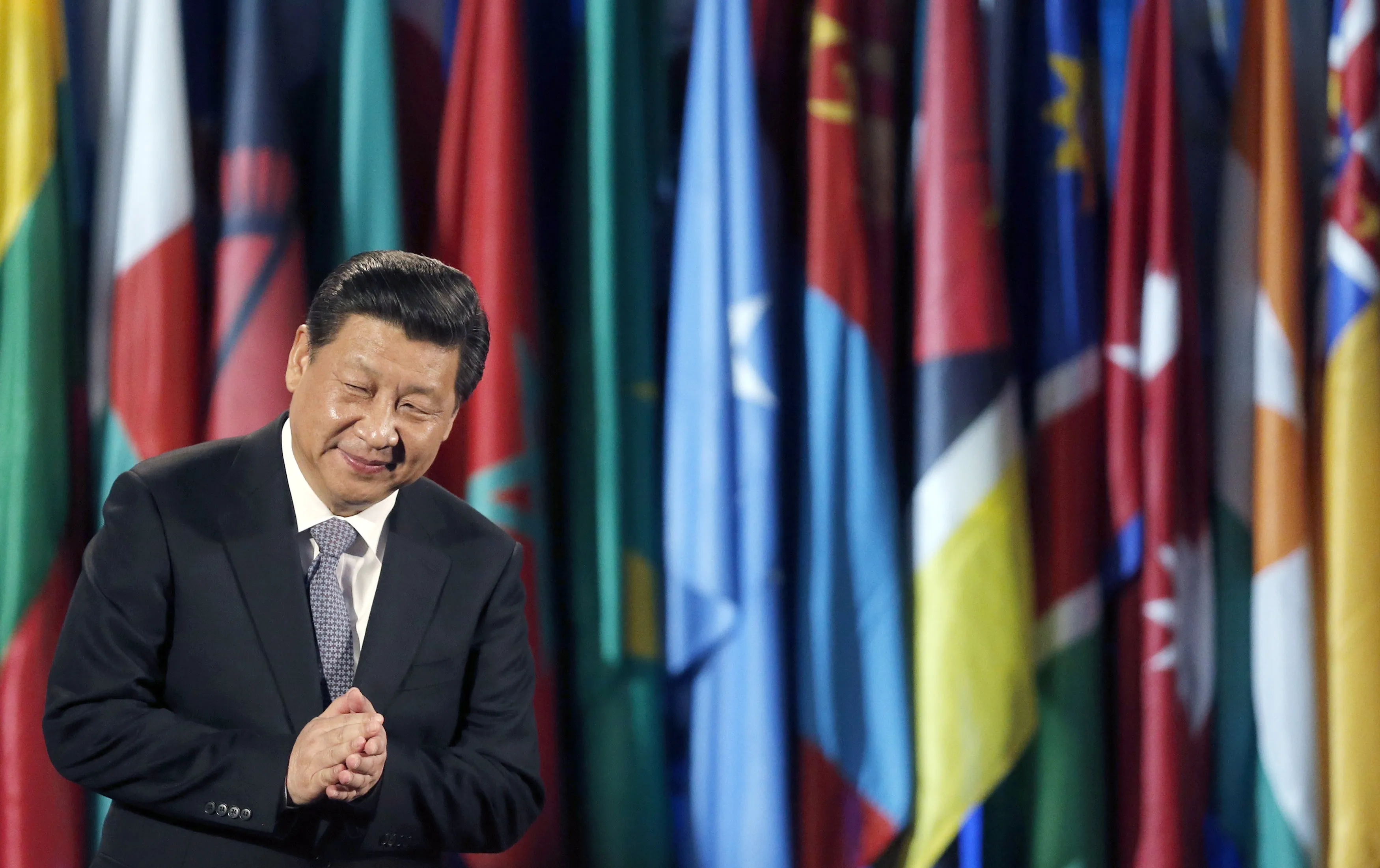 Is the whole world behind him?