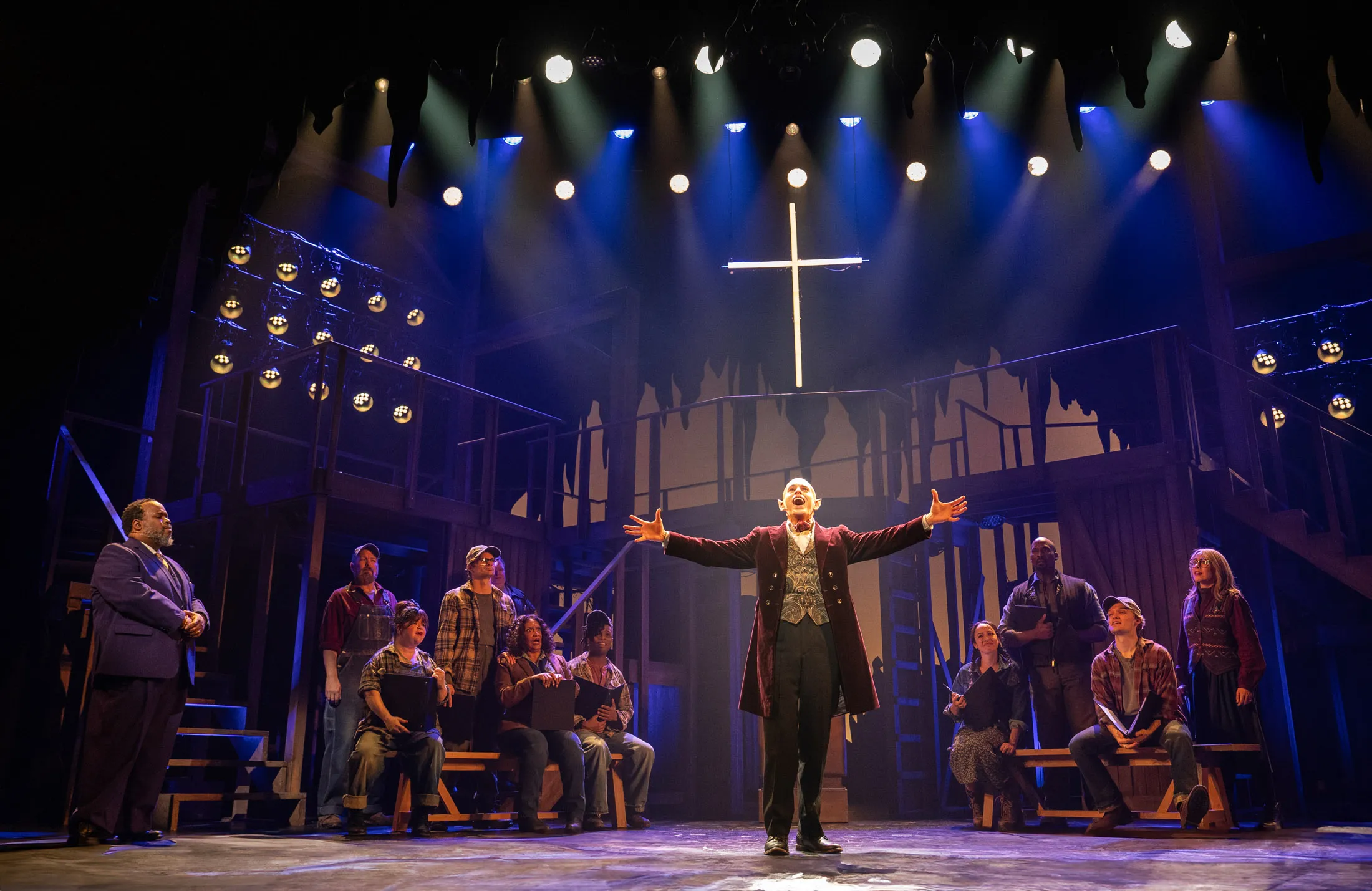 Bat Boy at New York City Center, starring Taylor Trensch.&nbsp;