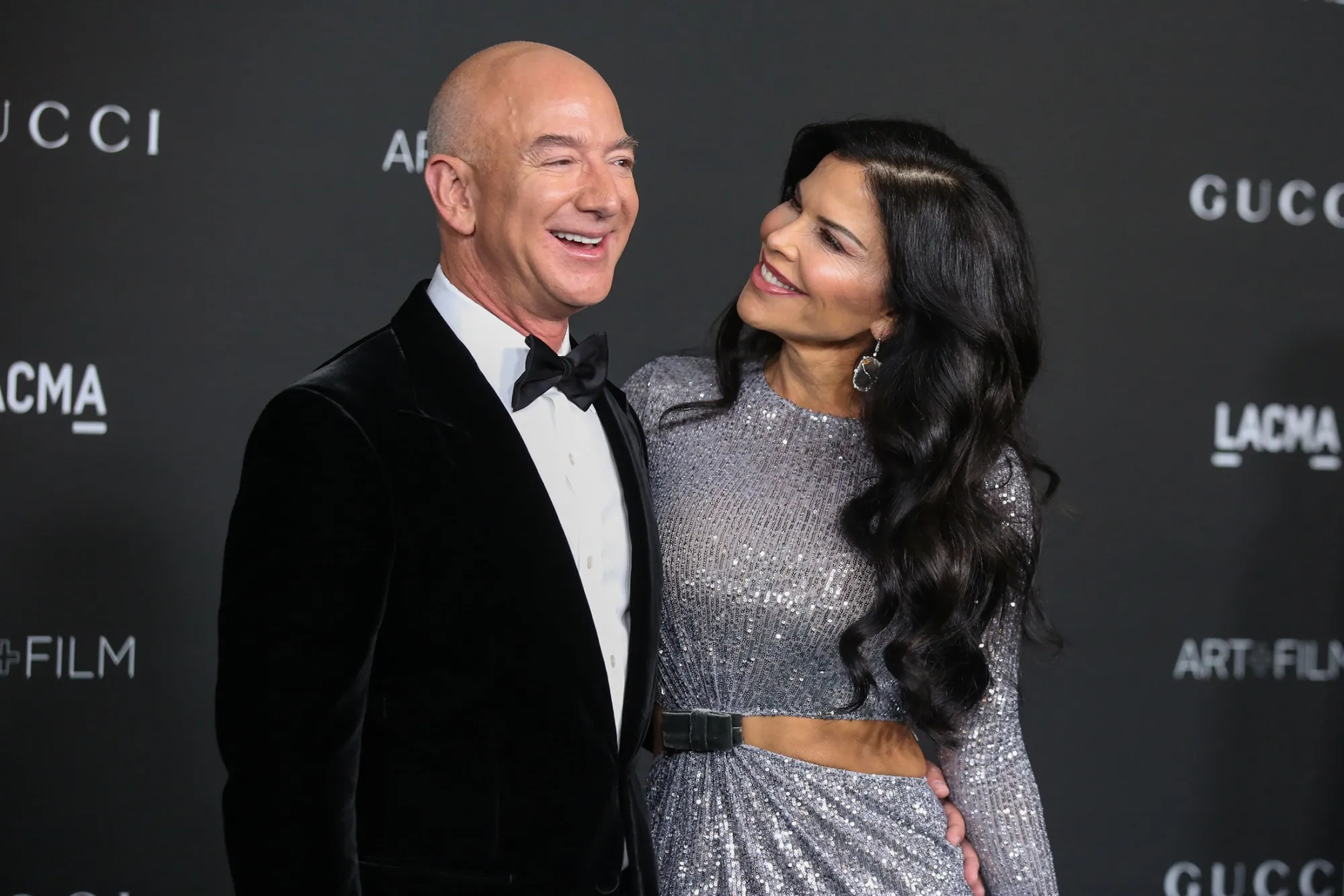 Jeff Bezos and Lauren Sanchez at the 10th Annual LACMA Art+Film Gala.