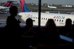 A Delta Air Lines Inc. Terminal Ahead Of Earnings Figures