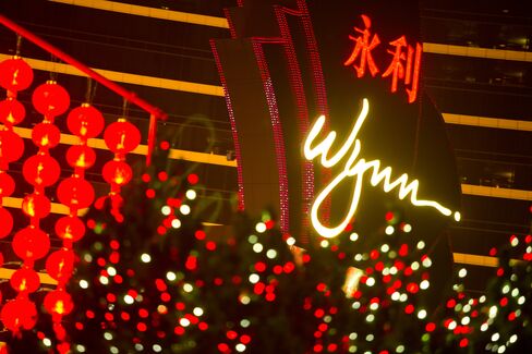 Wynn Macau Rises to One-Year High as Net Jumps