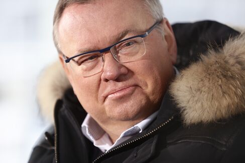 Andrey Kostin in Davos