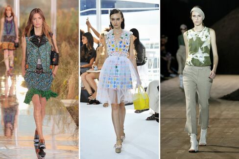 From left: Coach; Delpozo; 3.1 Phillip Lim.