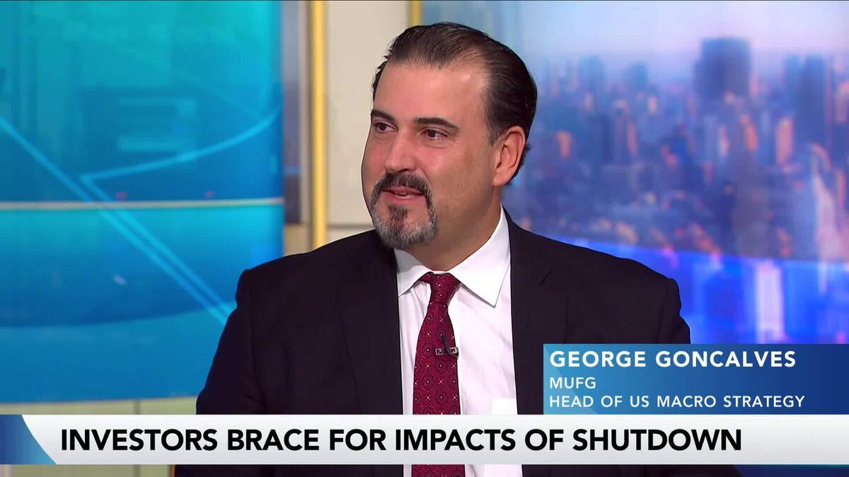 Shutdown to Dampen Market Risk-Taking, MUFG’s Goncalves Says