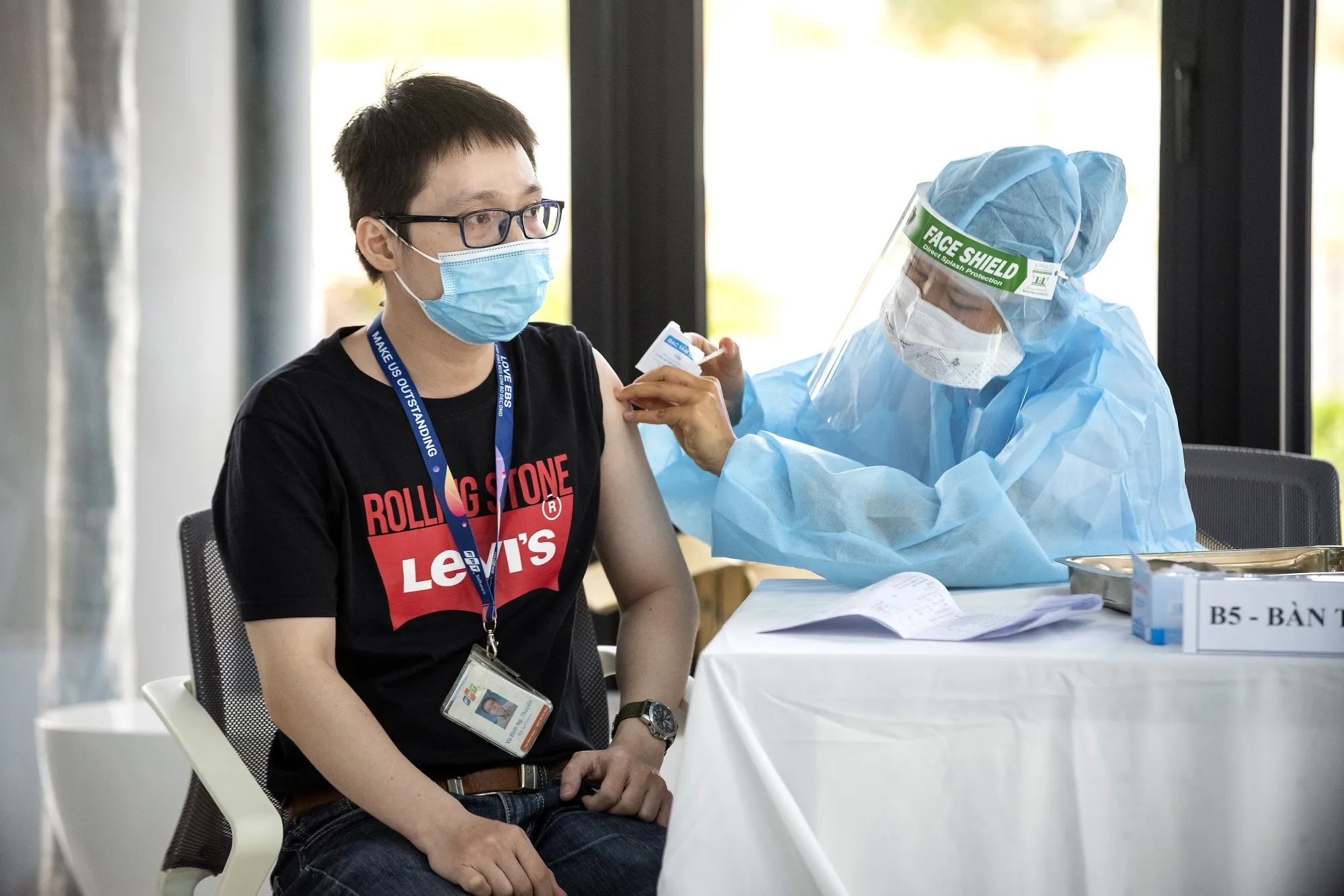 Vaccination of FPT Software Employees at Saigon Hi-Tech Park