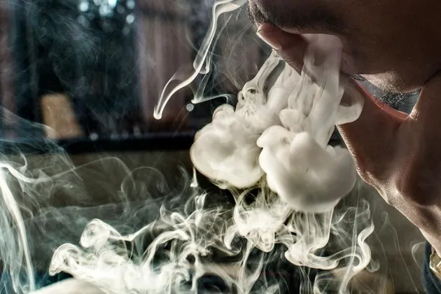 From the Vapefest, a gathering of e-cigarette and vapor delivery system enthusiasts on March 21 in Herndon, Va.