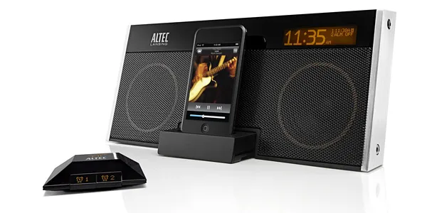New iPod, PC, and MP3 speaker systems released this month take design cues from classic Altec Lansing products