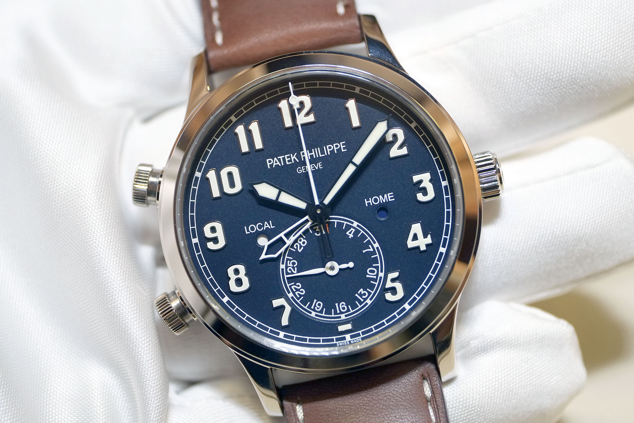 Hands On With Patek Philippe Ref. 5524G A Strange Pilot s Watch