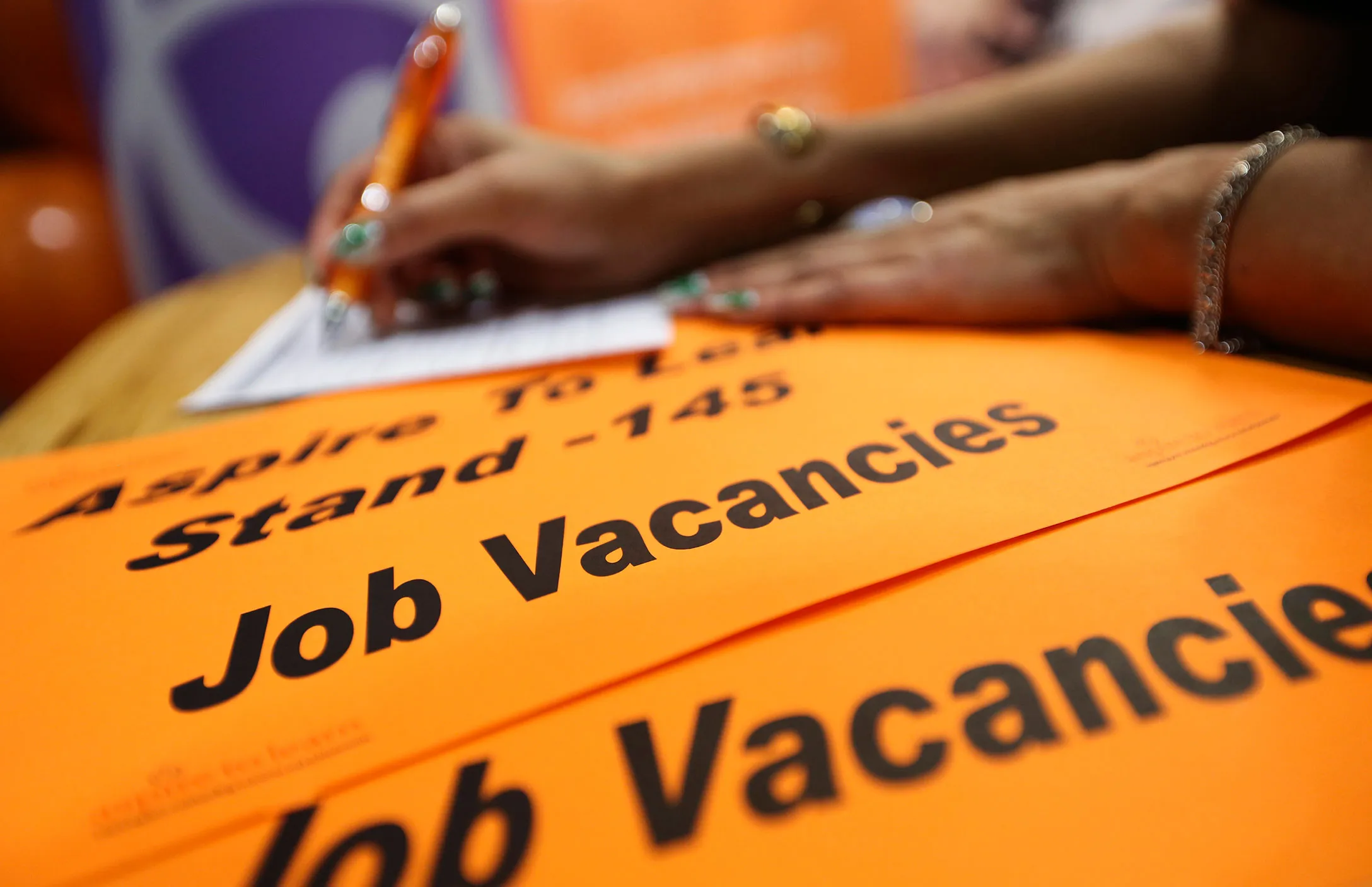 Jobseekers Attend The Skills London Job Fair