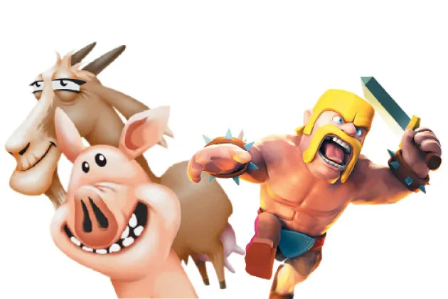 “Hay Day” and “Clash of Clans” have both been top-five iOS store hits since December