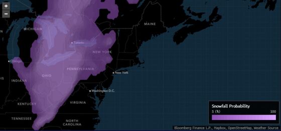 Heavy Rains Lash New York While Snow Piles Up in Midwest