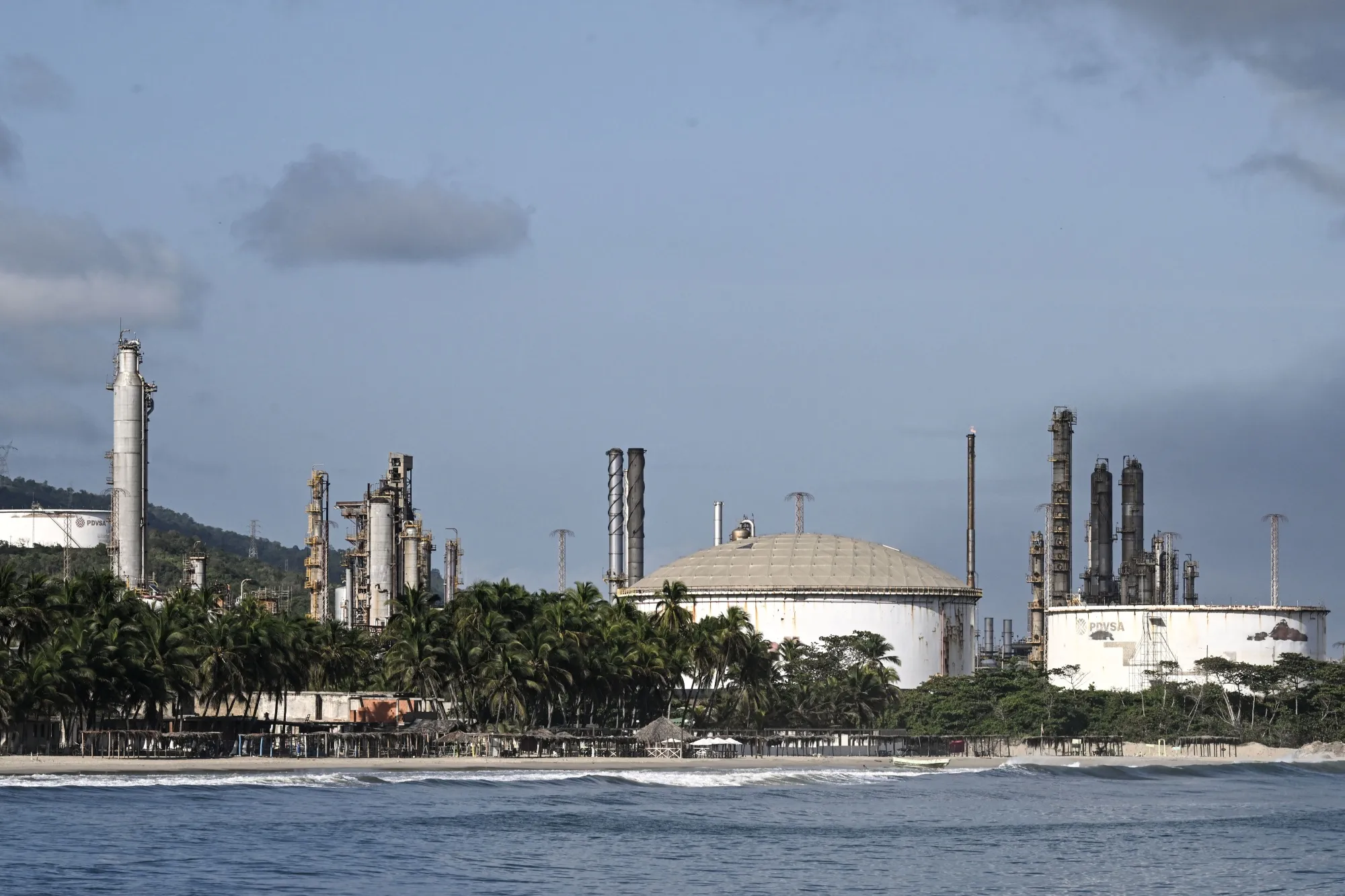 Una refinería de petróleo en Puerto Cabello, estado de Carabobo, Venezuela, el 22 de enero.