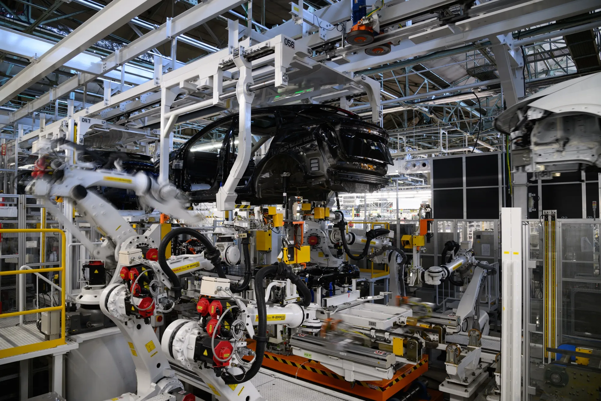 A Nissan production line in Japan.