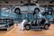 Volkswagen workers build a Golf electric car at a factory in Dresden.