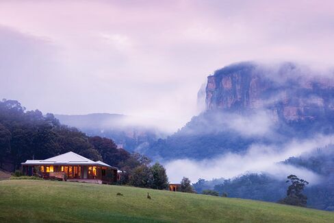 Australia’s foggy Wolgan Valley in the Blue Mountains.