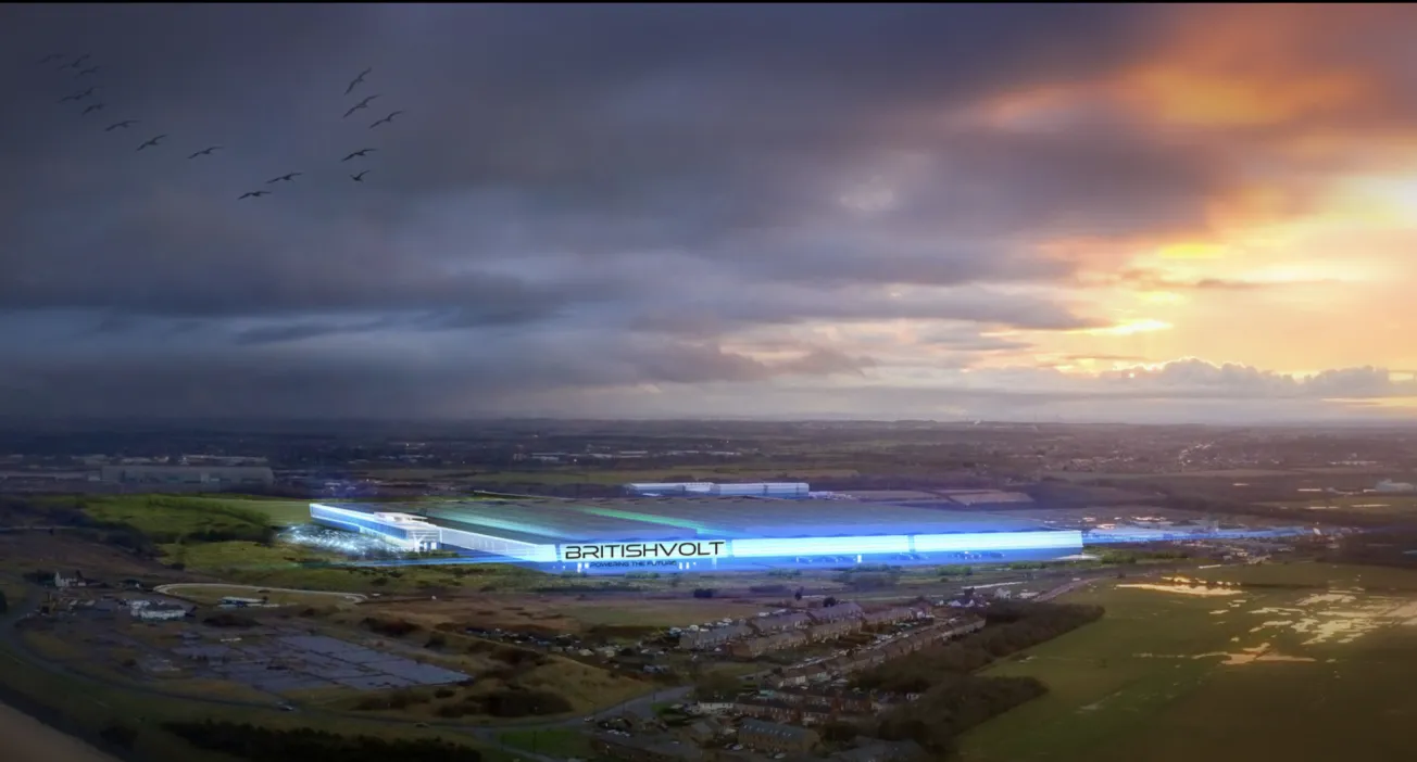 The planned site of a&nbsp;Britishvolt Gigafactory in Blyth, Northumberland.&nbsp;