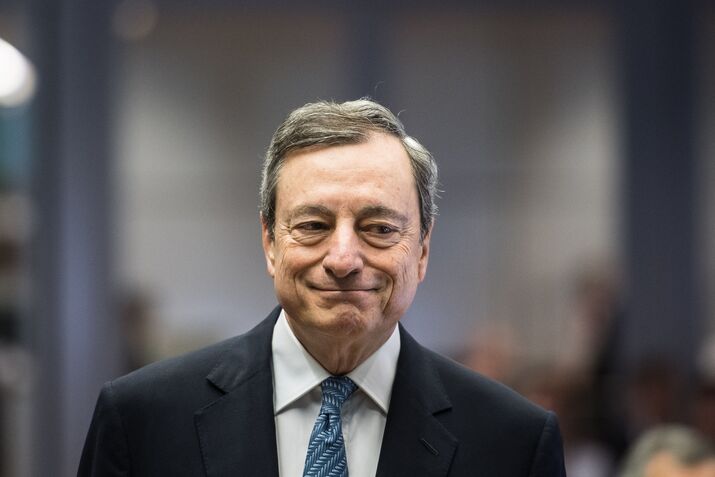 ECB President Draghi and IMF Managing Director Lagarde at Bank Governors Conference 