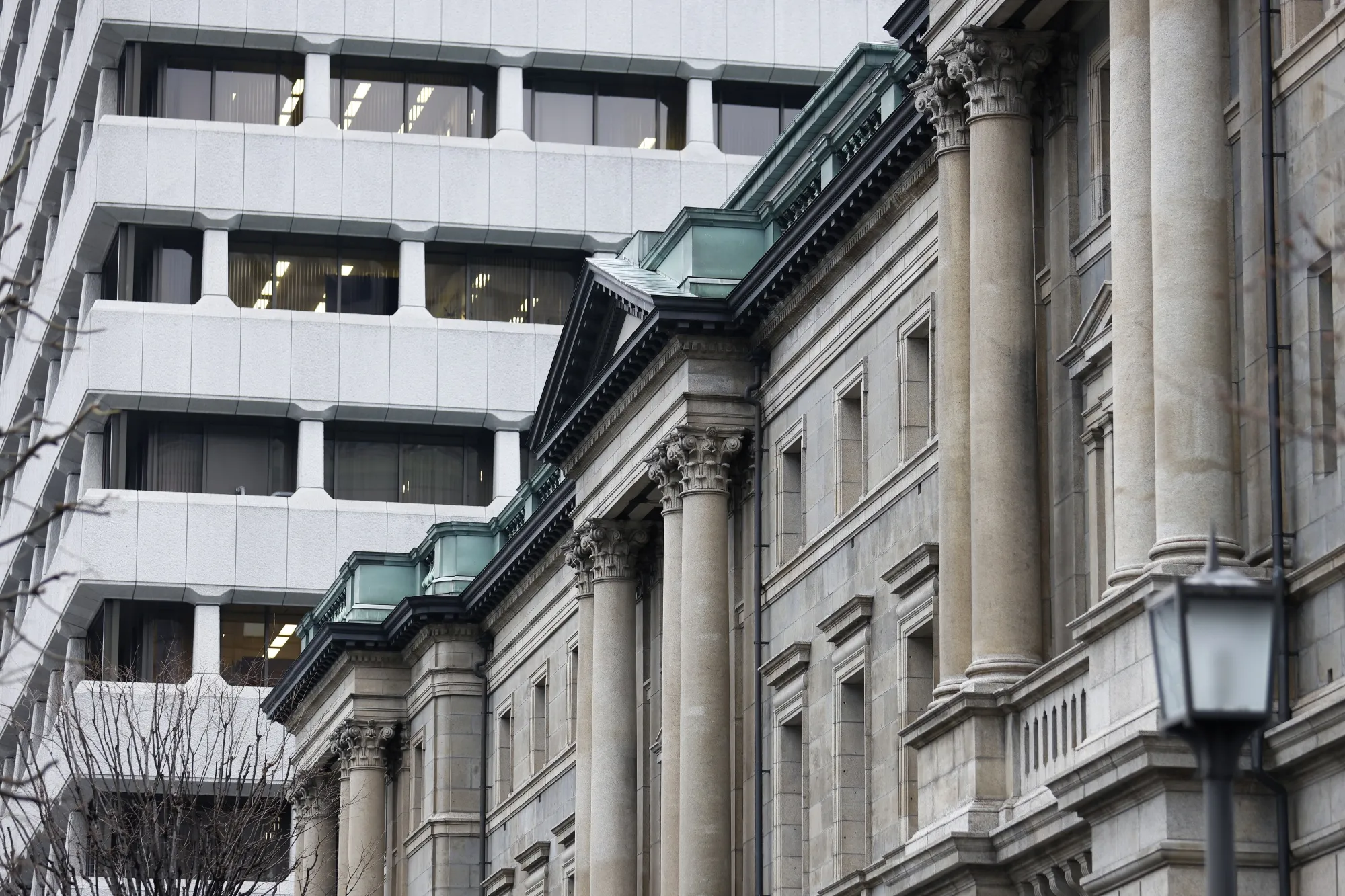 The Bank of Japan (BOJ) headquarters in Tokyo.