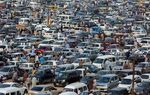 The U.P Morr bazaar in New Karachi where used cars are sold on Sundays.