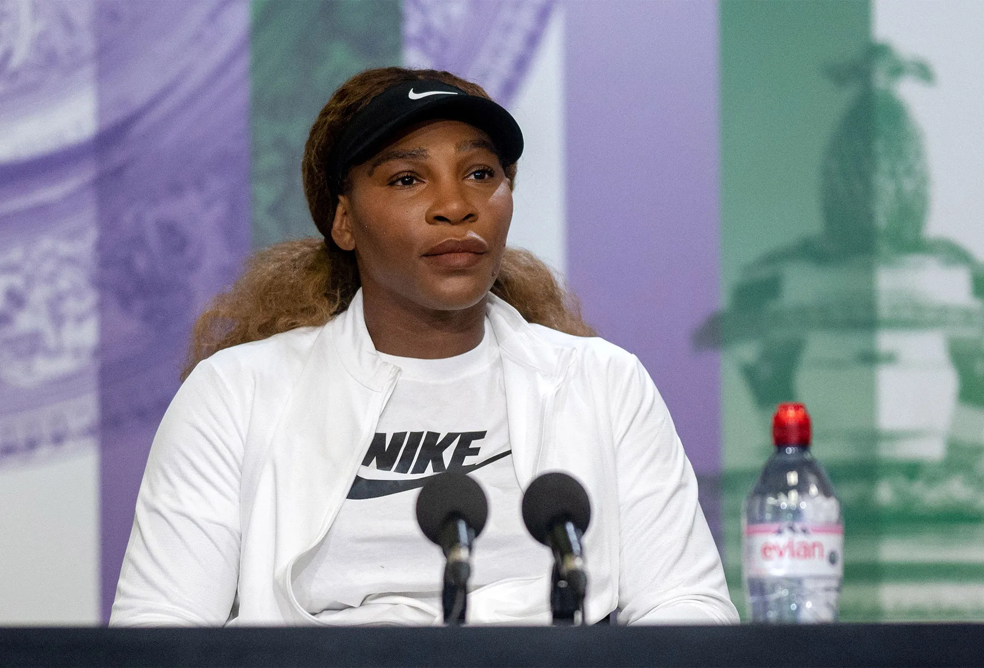 Serena Williams at The All England Tennis Club in Wimbledon, London, on June 27.