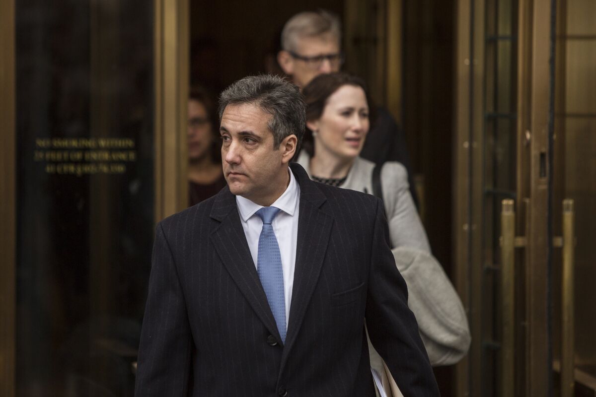 Cohen Will Talk After Mueller Probe Is Complete, Lawyer Says - Bloomberg