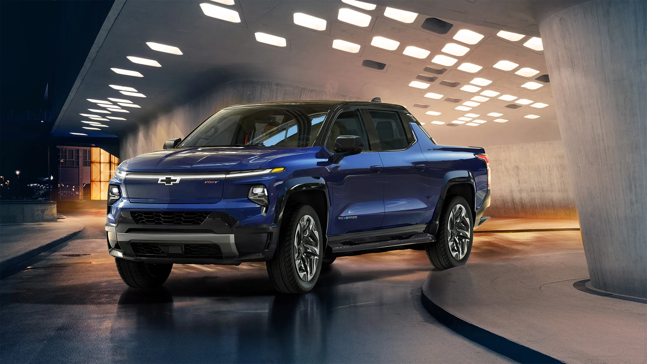 The 2024 Silverado electric pickup truck.