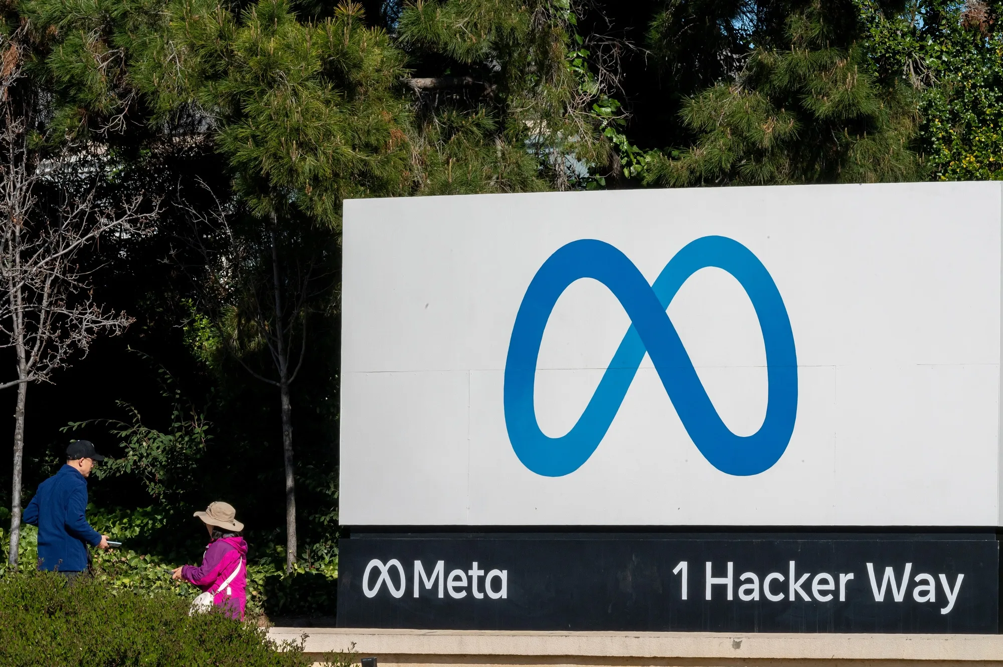 Meta headquarters in Menlo Park, California.