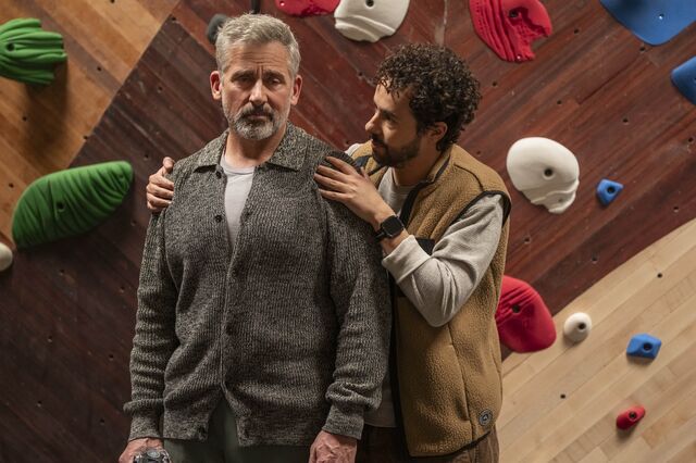 Steve Carell and Ramy Youssef in Mountainhead