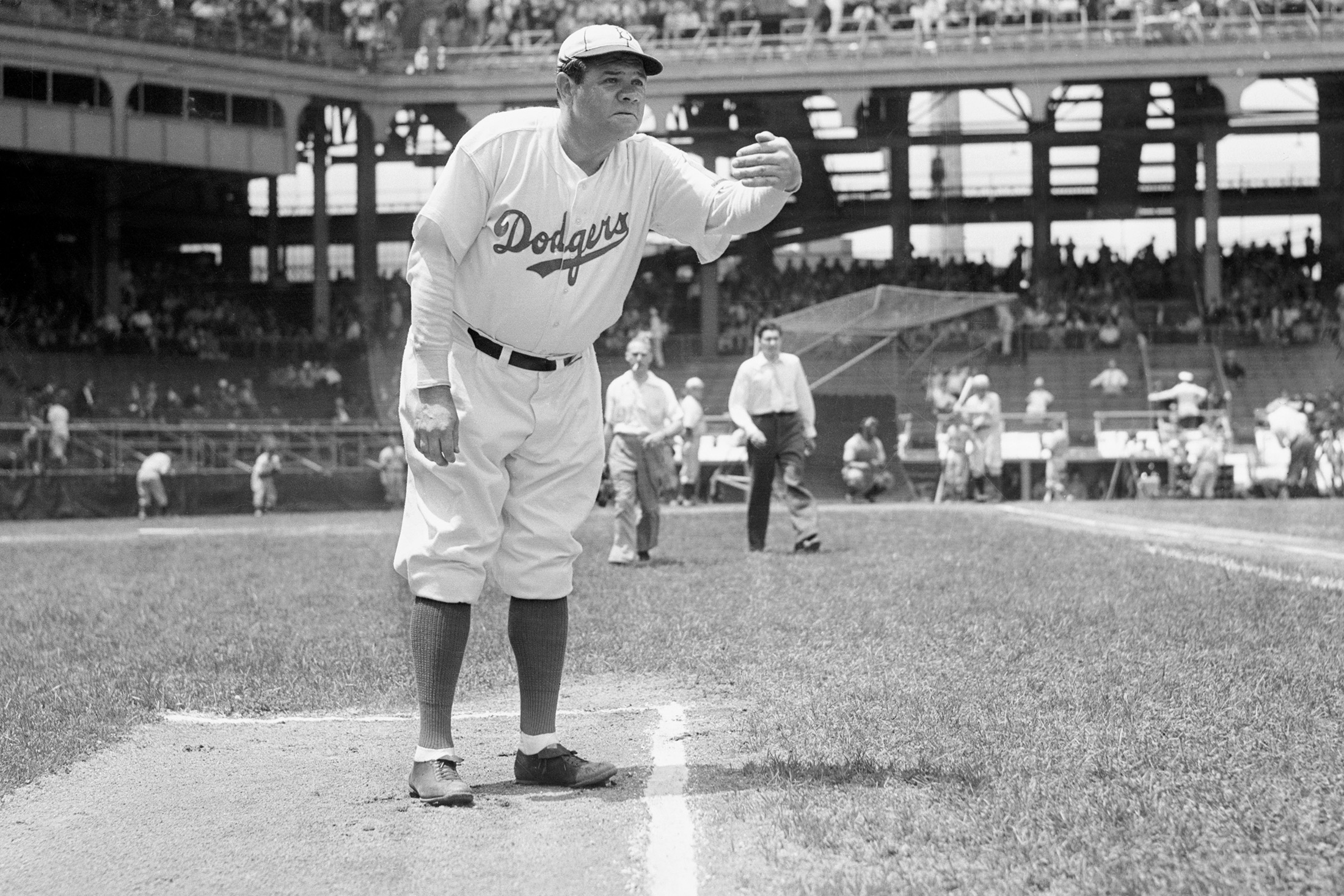 babe ruth dodgers number