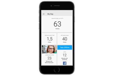 A fun interface makes staying offline like a game.