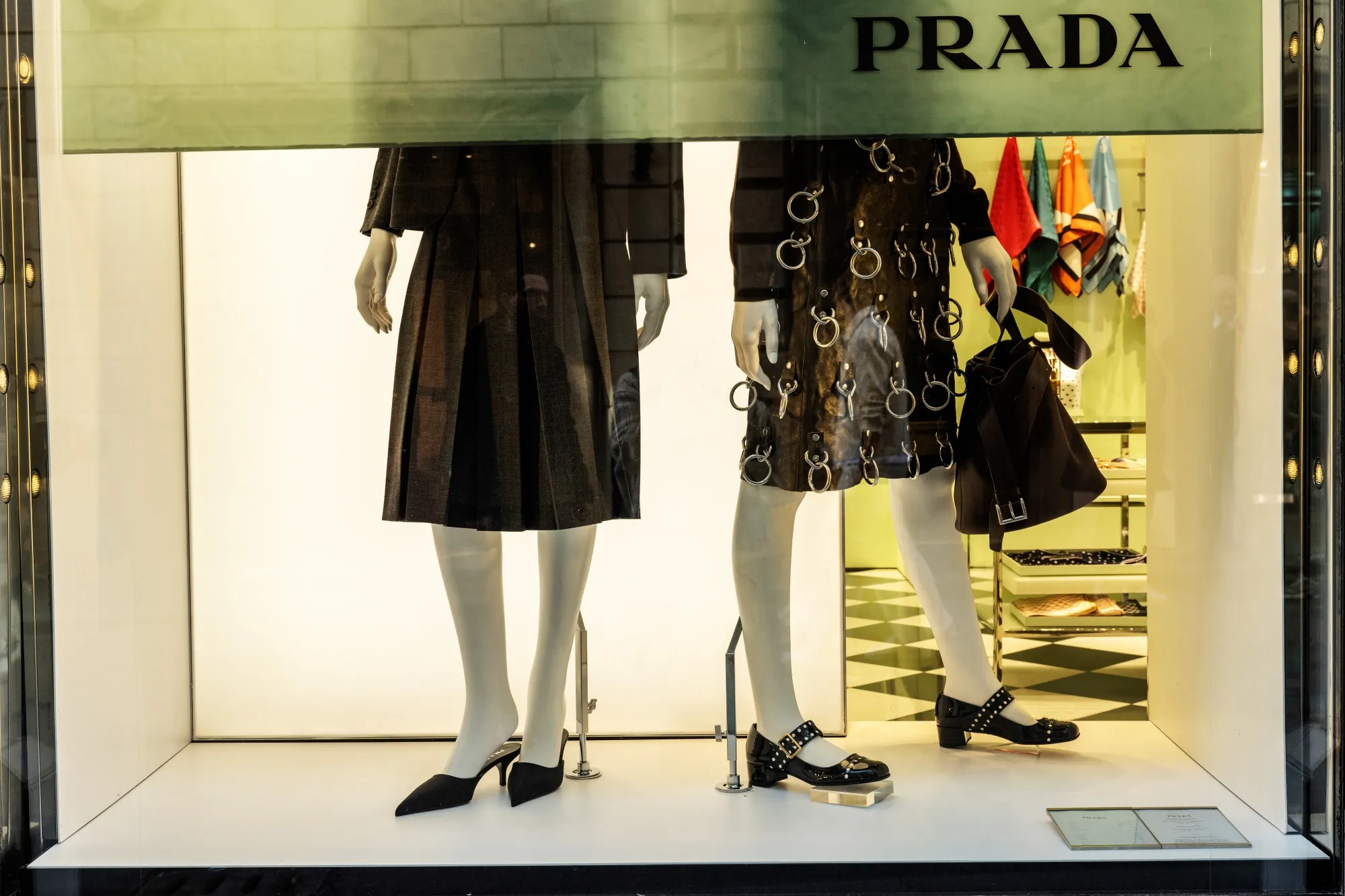 A Prada SpA luxury boutique in Rome.