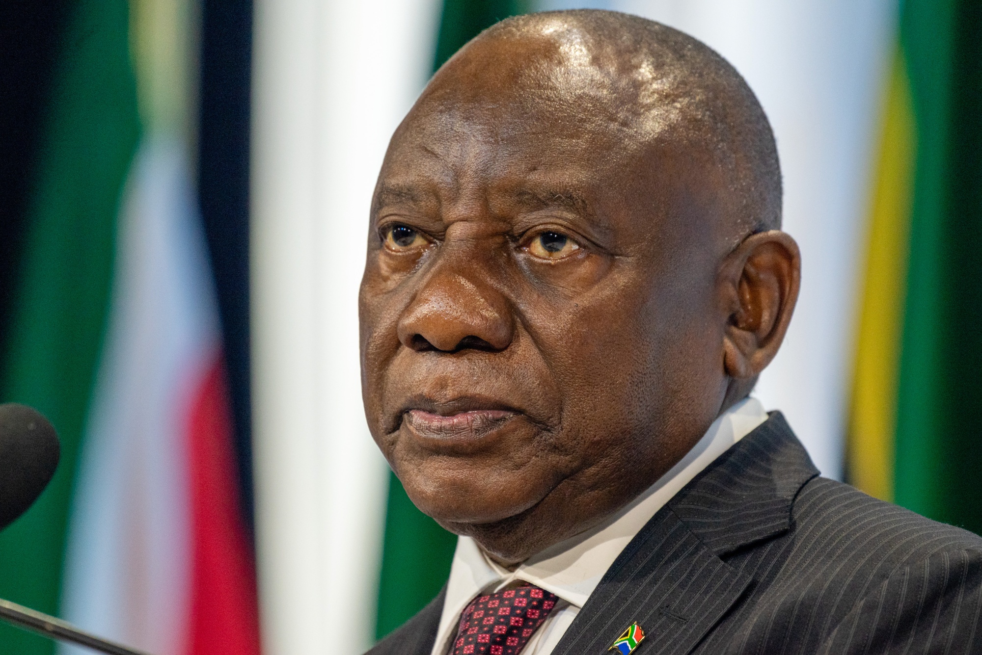Cyril Ramaphosa Photographer: Leon Sadiki/Bloomberg