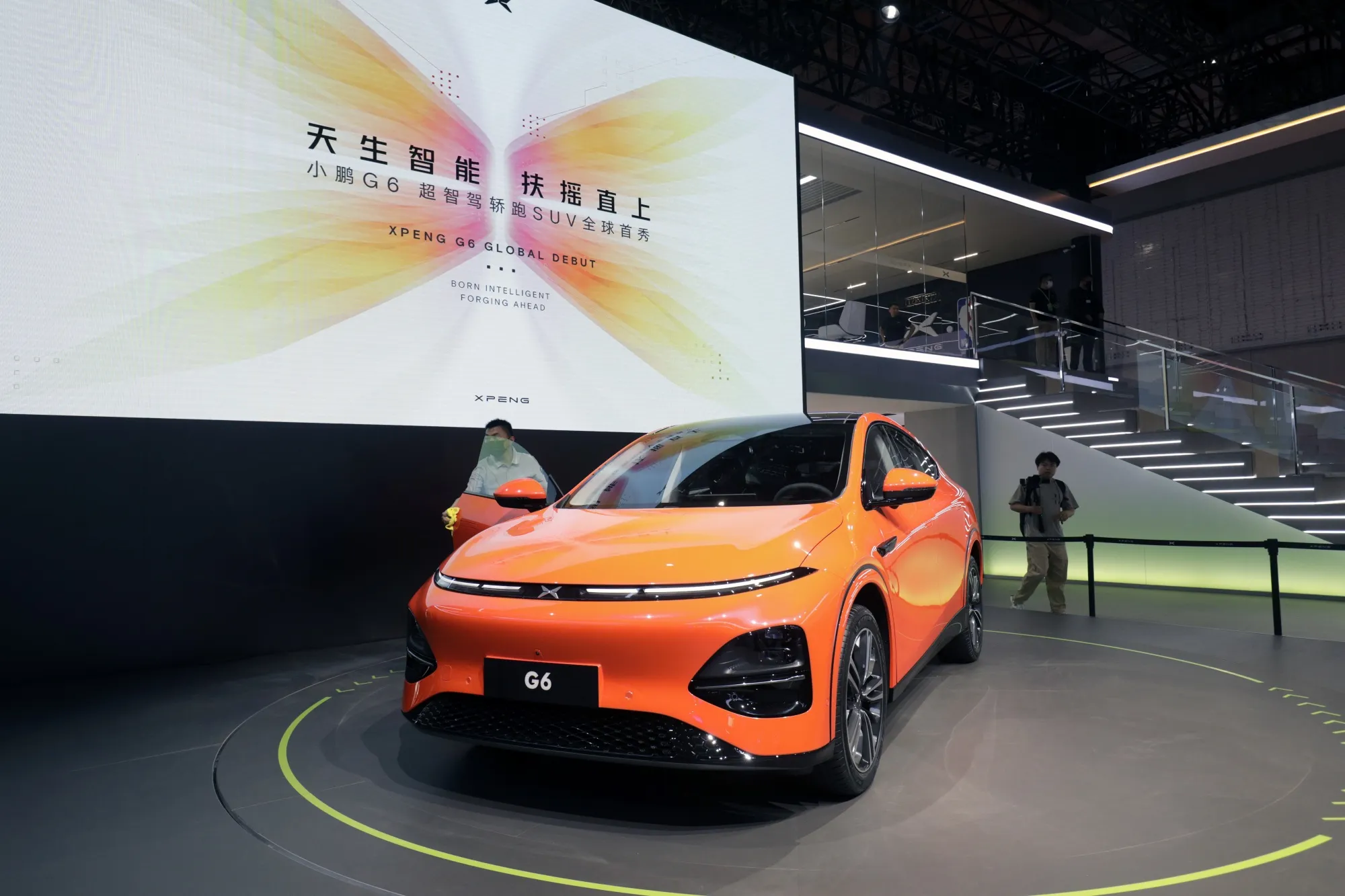 An XPeng G6 electric SUV.