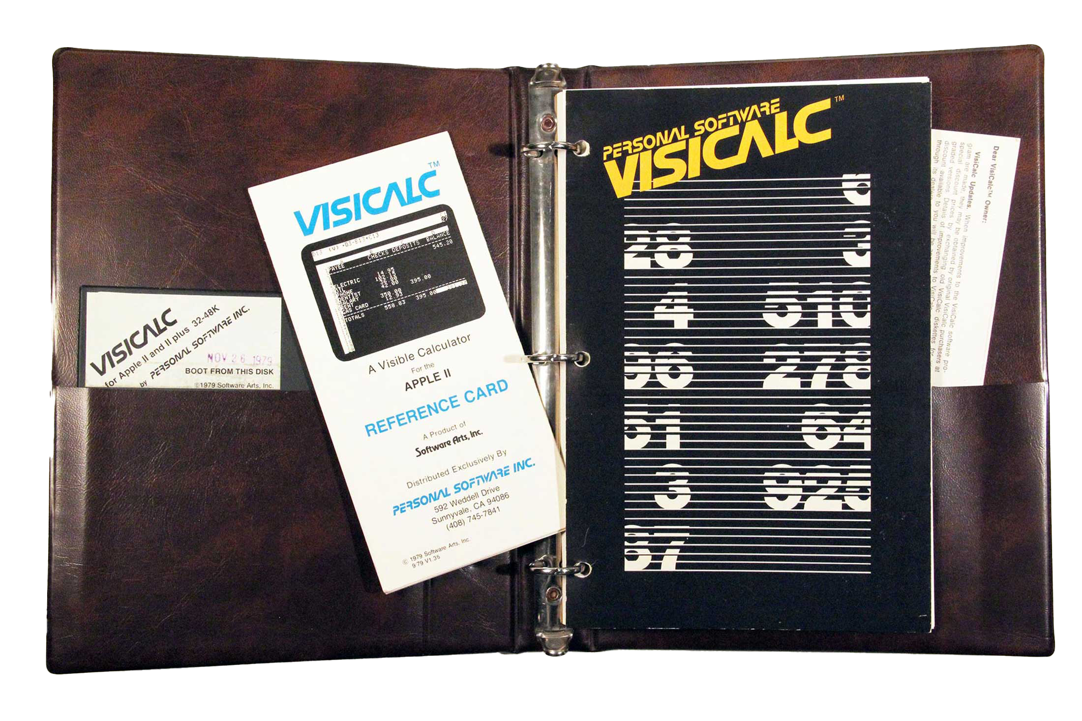 VisiCalc packaging.