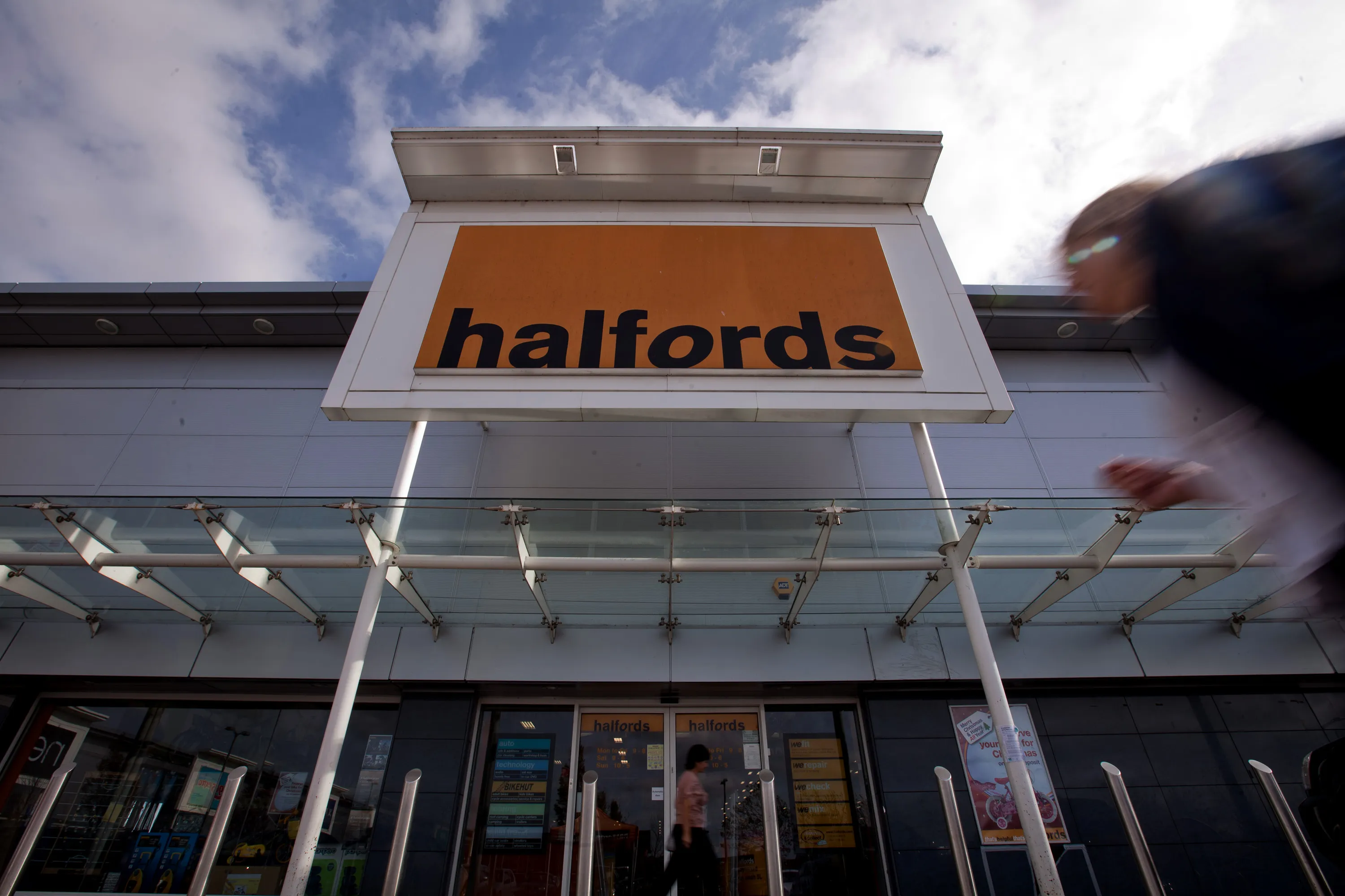 Halfords&nbsp;stock dropped as much as 24%.
