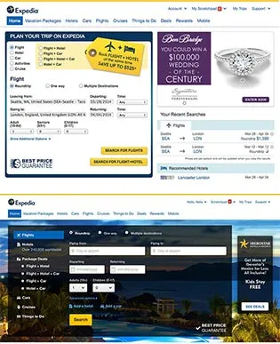 Expedia Goes Mobile With Its New Home Page - Bloomberg