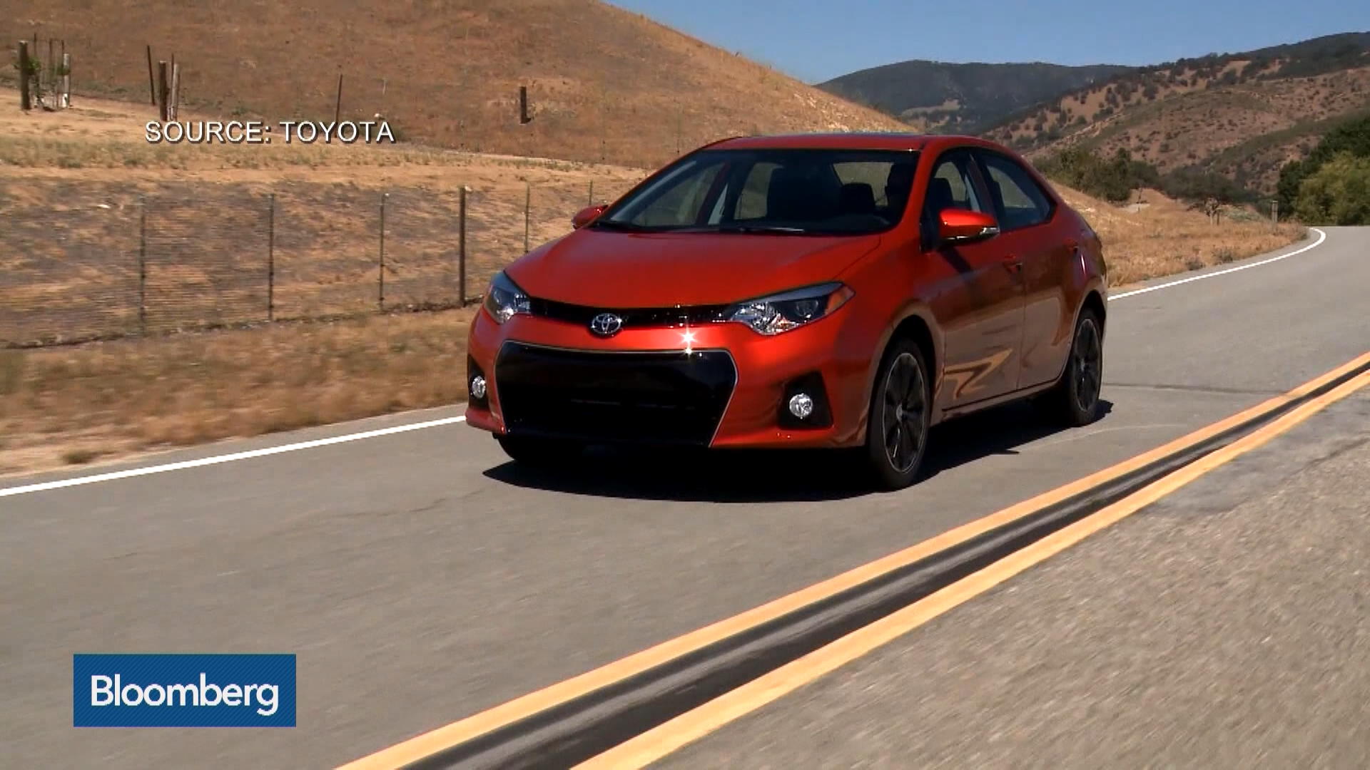 Watch Toyota Leads Automakers Reporting Lower U.S. Sales - Bloomberg