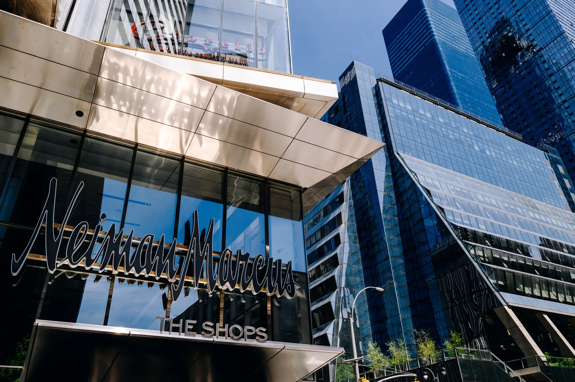 A Neiman Marcus Group Inc. store stands in Hudson Yards in New York, on&nbsp;May 5.