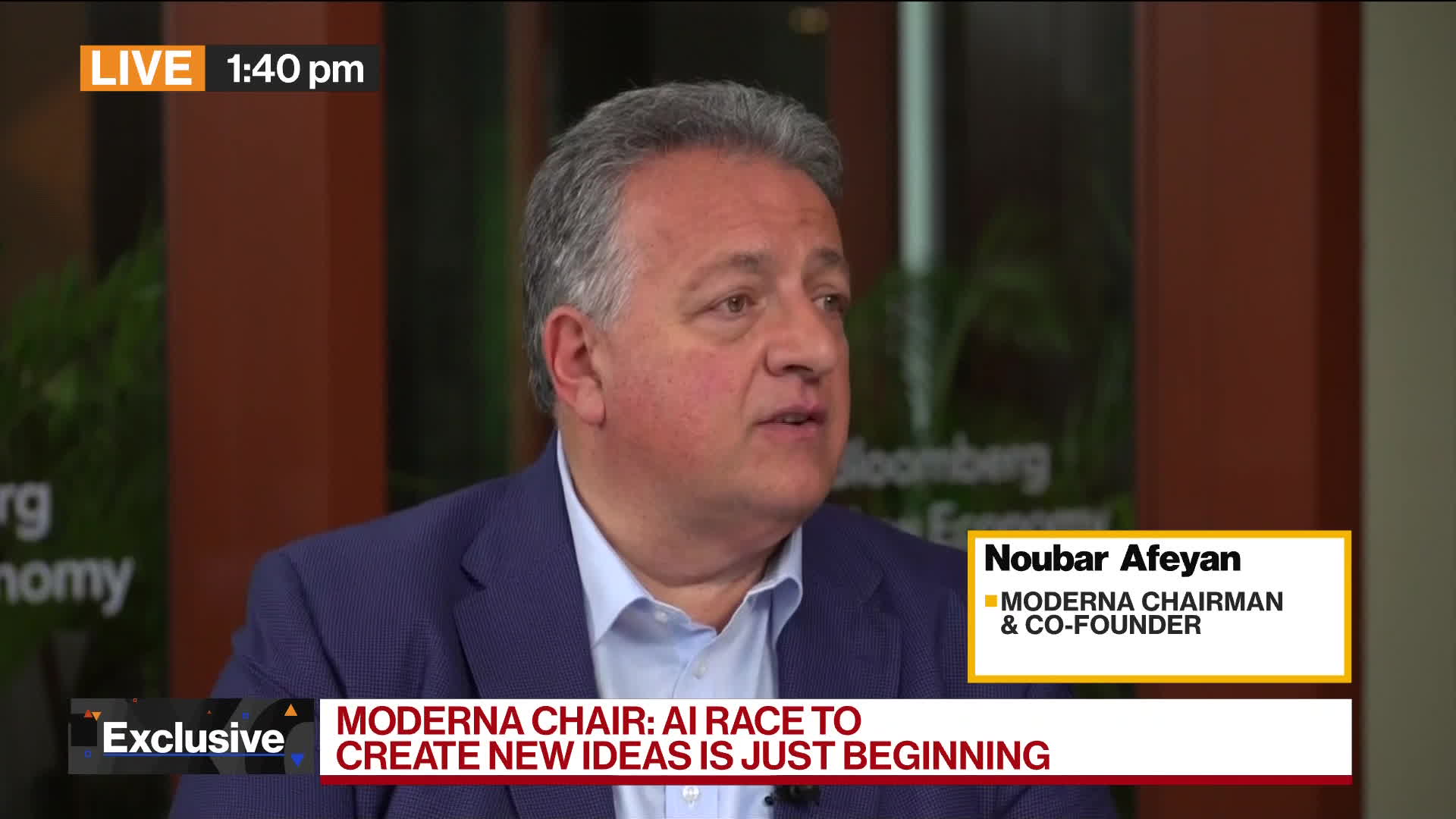 Watch Moderna Chairman Afeyan On Industry Outlook, Strategy, AI - Bloomberg