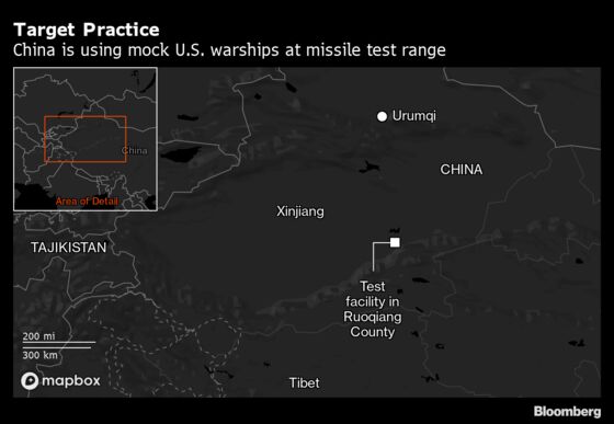 China Uses Fake U.S. Aircraft Carrier for Missile Target Practice