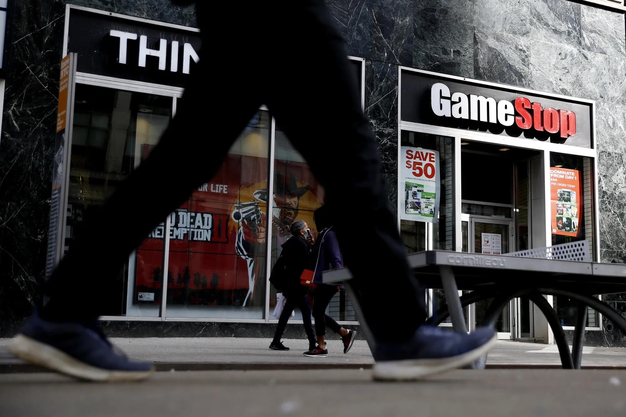 GameStop store on 6th Avenue in New York.