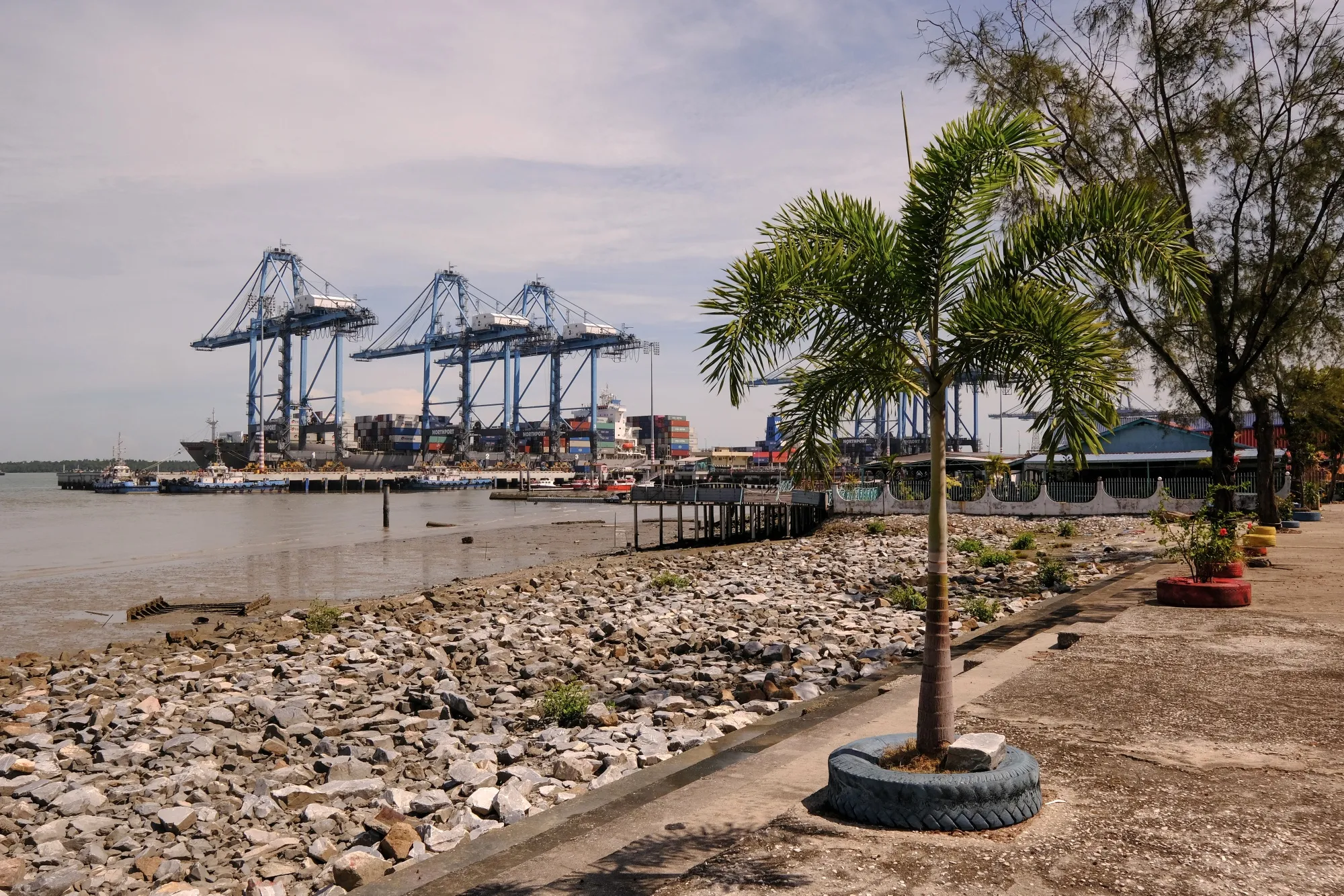 Northport port in Port Klang, Selangor, Malaysia..