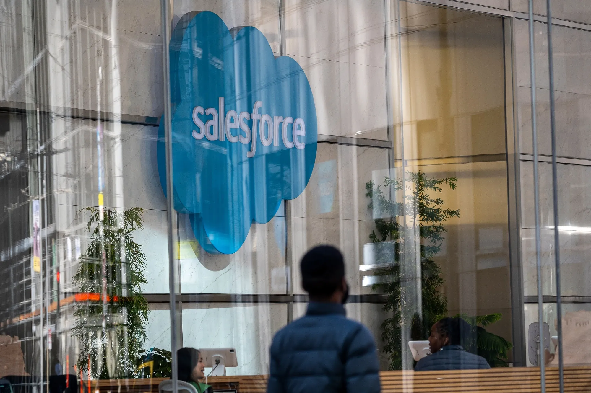 Salesforce headquarters in San Francisco.&nbsp;