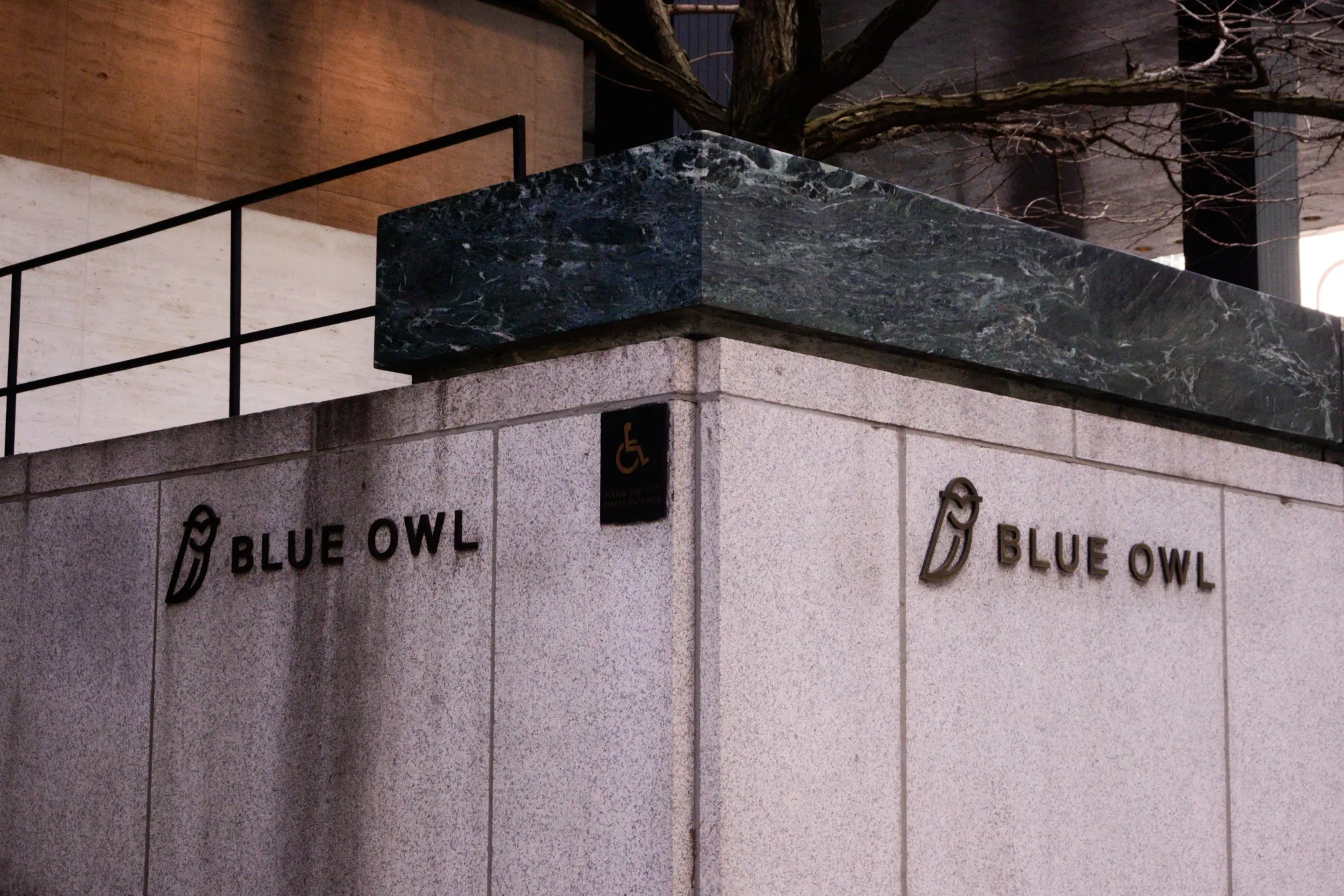 Blue Owl offices&nbsp;in New York.