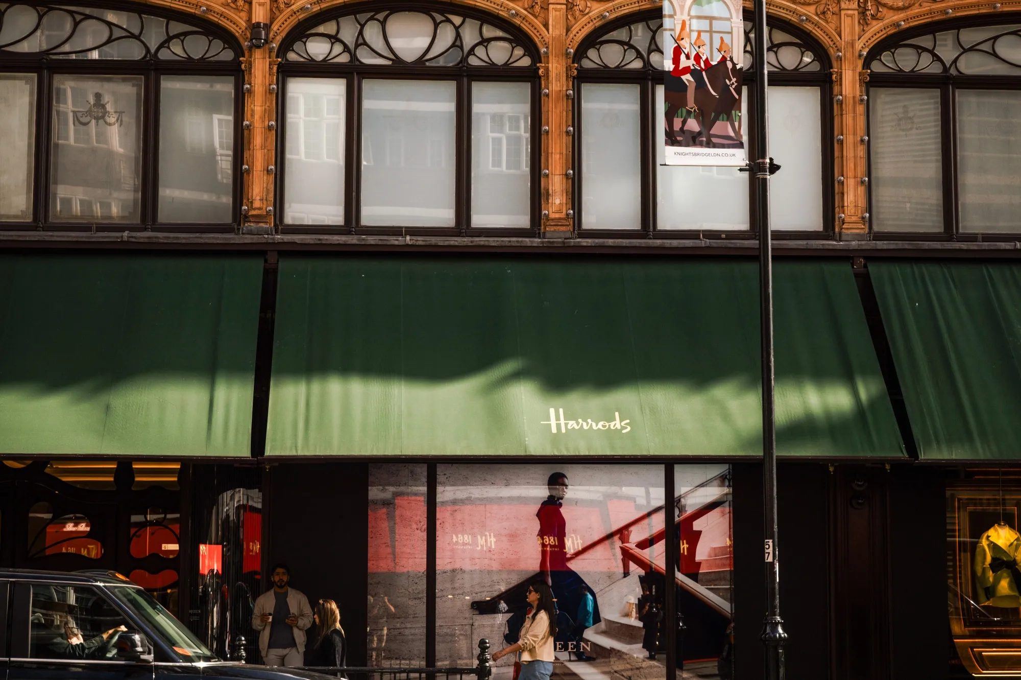 Harrods department store in London.