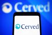 In this photo illustration, a Cerved Group logo is seen on a