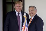 Donald Trump, left, and Viktor Orban in 2019.