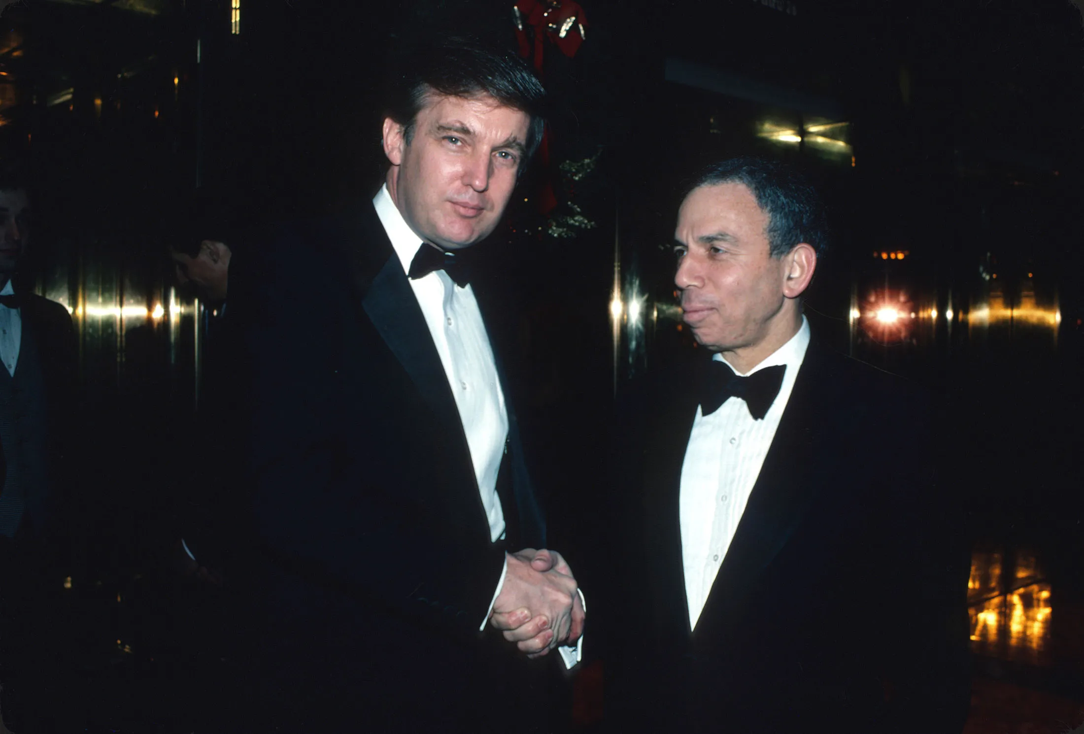 Donald Trump and S.I. Newhouse in 1987.
